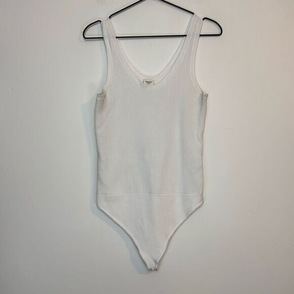 Abercrombie & Fitch Rib Knit Tank Bodysuit XXL - Picture 1 of 5